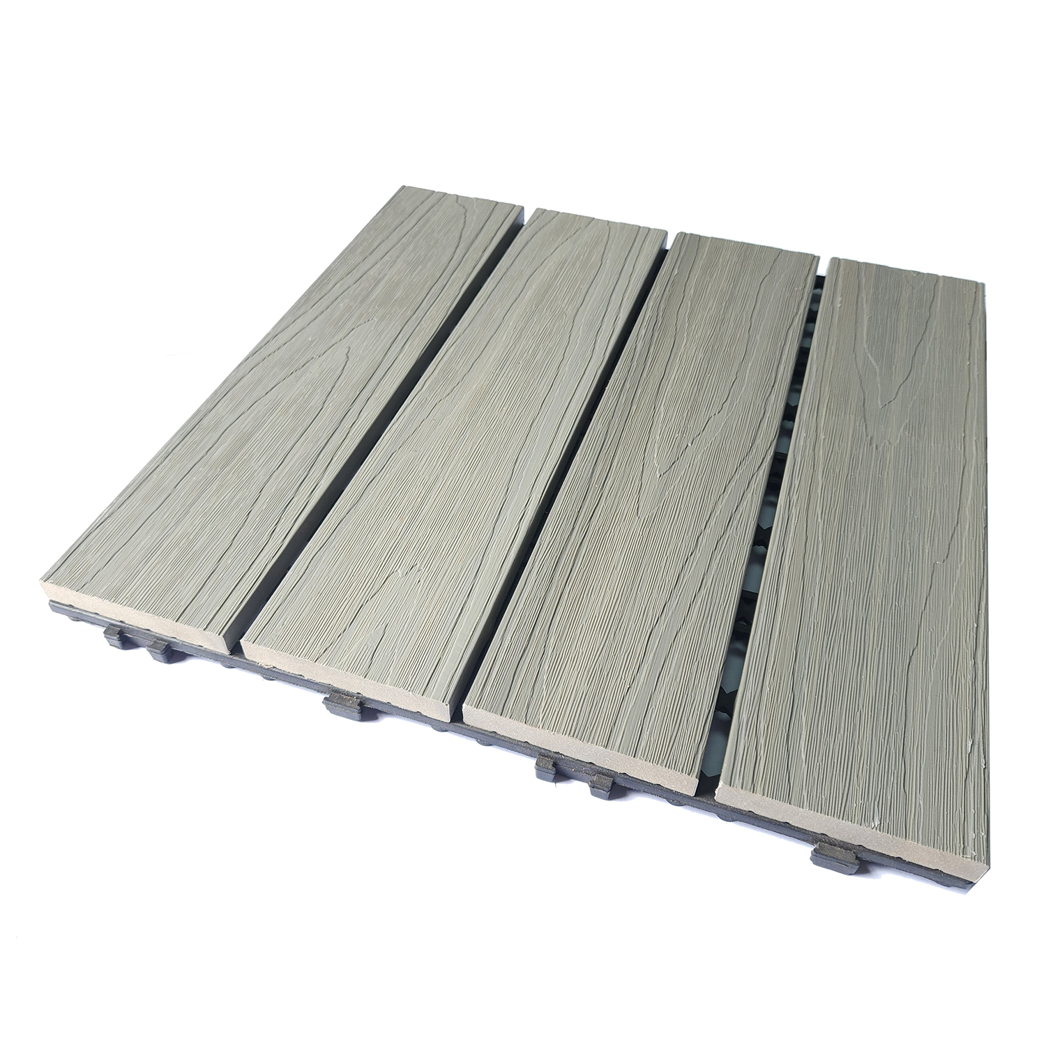 Co extruded solid type DIY tiles